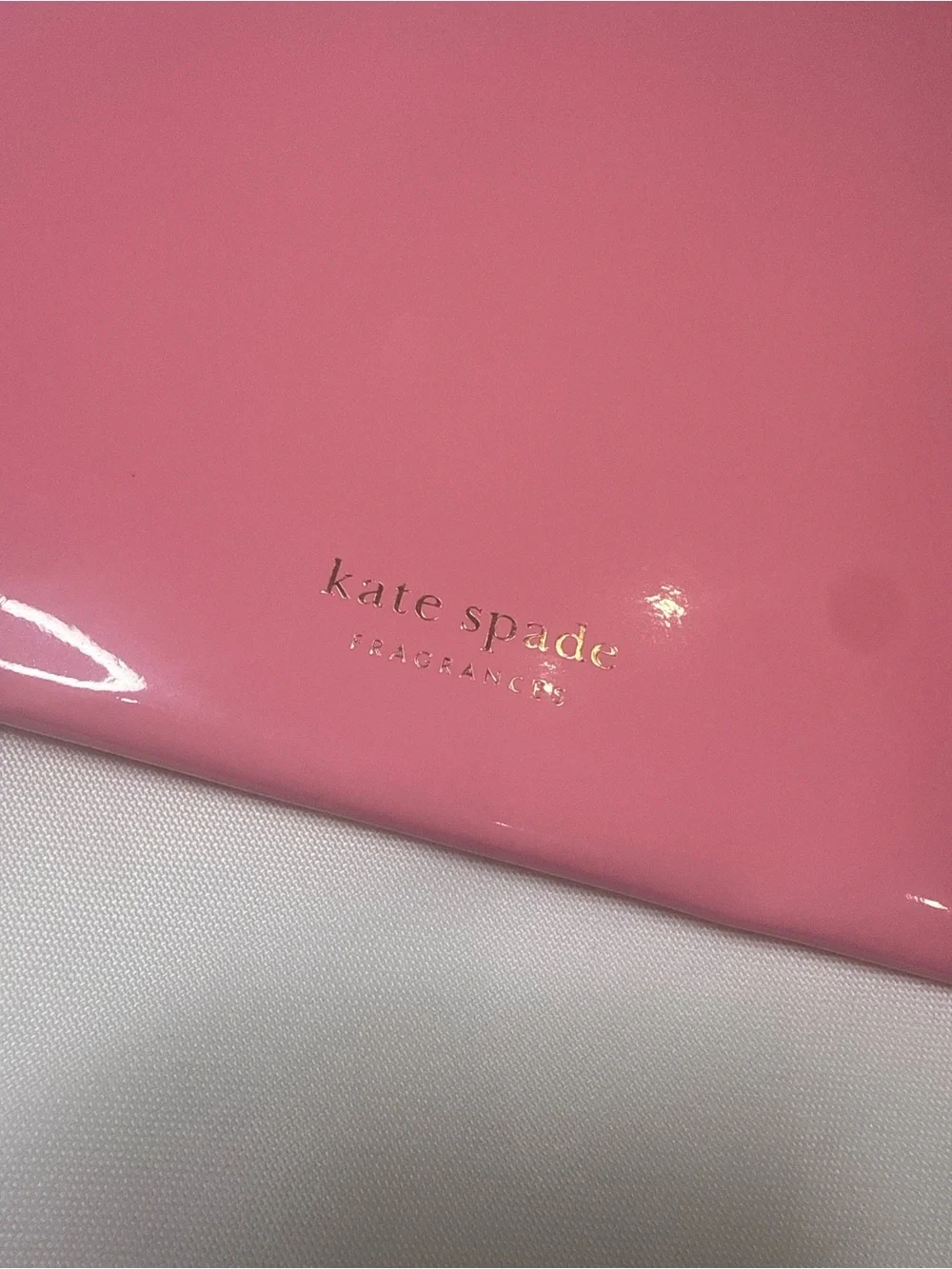 kate spade Pink Patent Cosmetic Pouch